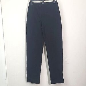 Liz Claiborne pants black stretch 98% cotton blend mid rise skinny